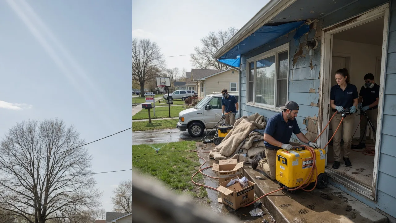 Basement Flood Cleanup in Paloma, IL near me